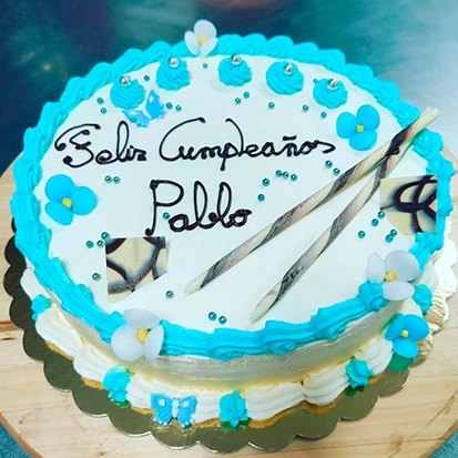 tarta de cumpleaños para Pablo